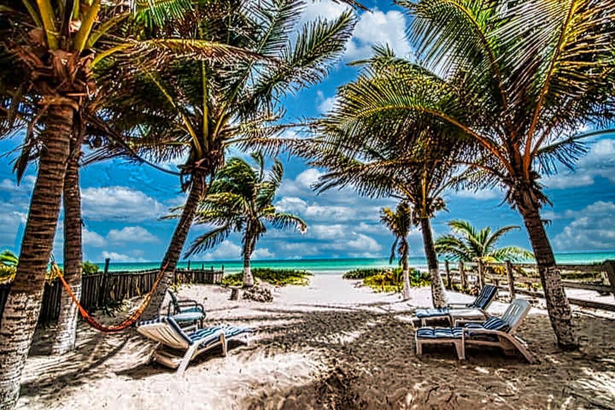 Beachfront Hacienda Del Cuyo Groundfloor Dış mekan fotoğraf